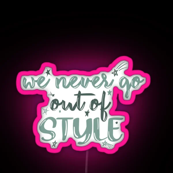 Style Led RGB Neon Sign