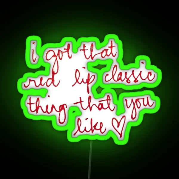Style RGB Neon Sign