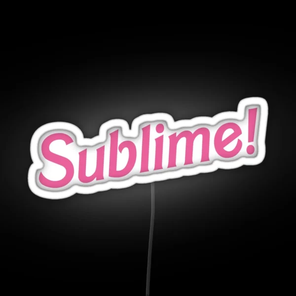 Sublime RGB Neon Sign