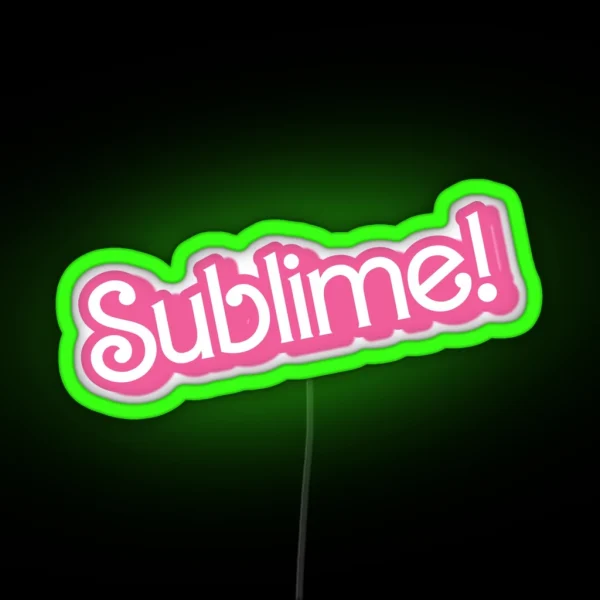 Sublime RGB Neon Sign