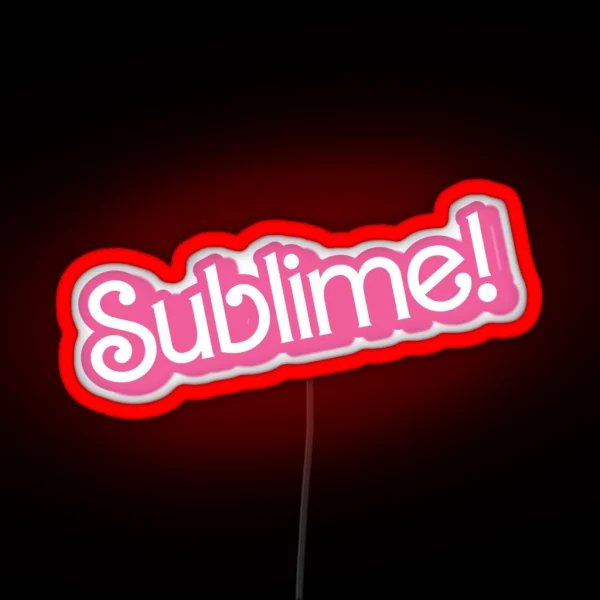 Sublime RGB Neon Sign