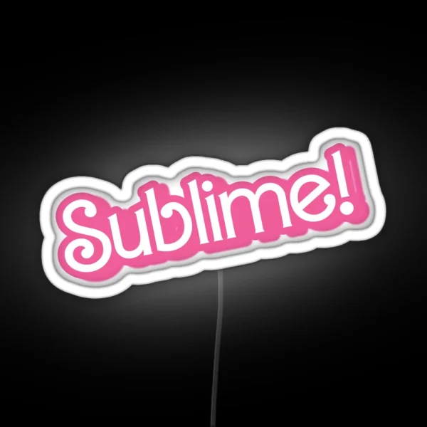 Sublime RGB Neon Sign