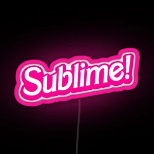 Sublime RGB Neon Sign