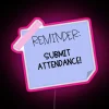RGB LED Attendance Signboard with Customizable Display and Bright Colors