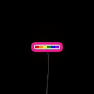 Subtle LGBT Pride Flag Strip RGB Neon Sign