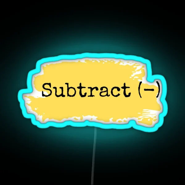 Subtrack RGB Neon Sign