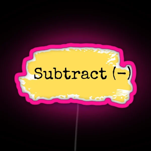 Subtrack RGB Neon Sign