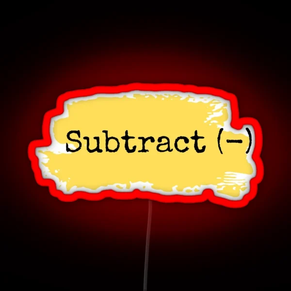 Subtrack RGB Neon Sign