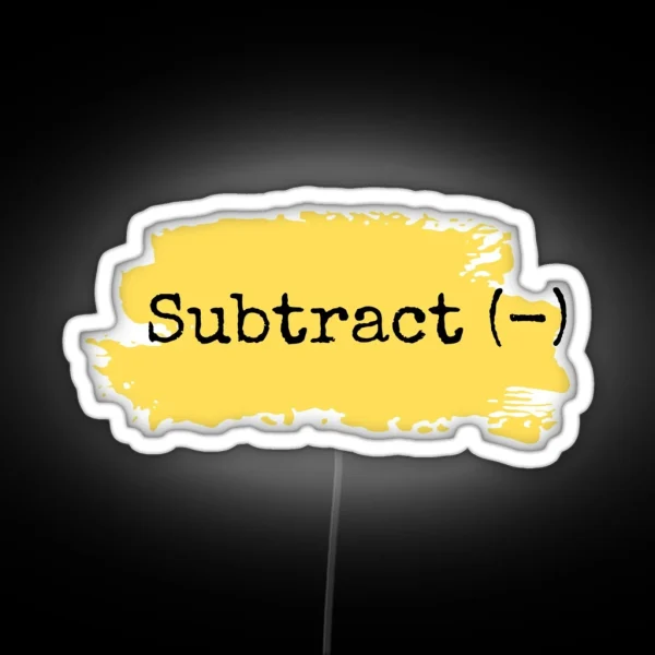 Subtrack RGB Neon Sign