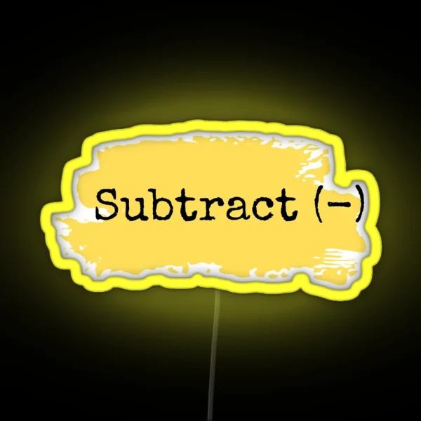 Subtrack RGB Neon Sign