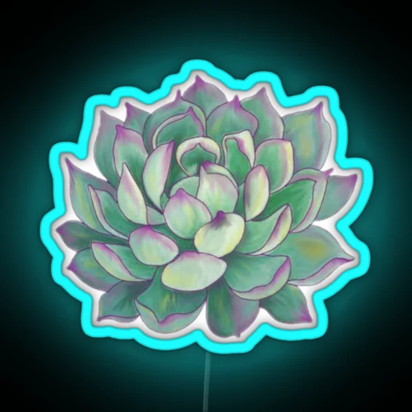 Succulent RGB Neon Sign