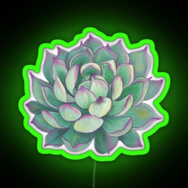 Succulent RGB Neon Sign