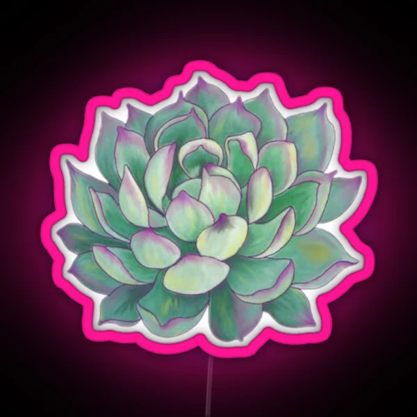 Succulent RGB Neon Sign