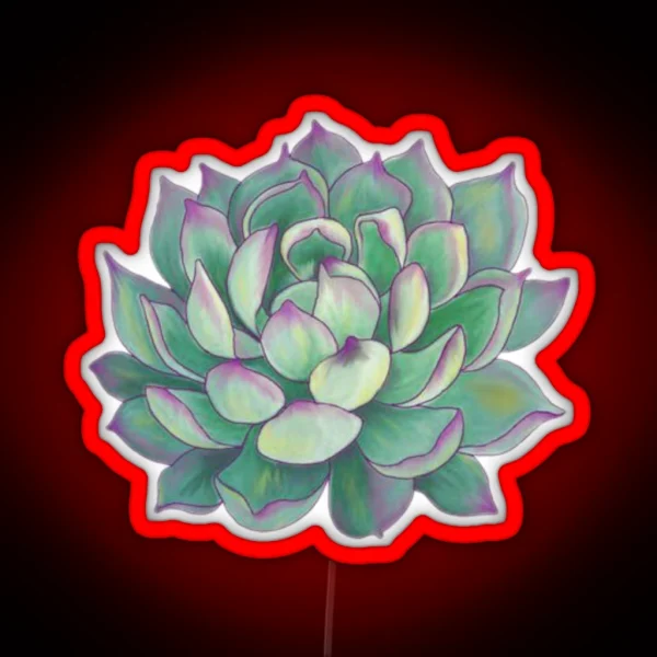 Succulent RGB Neon Sign