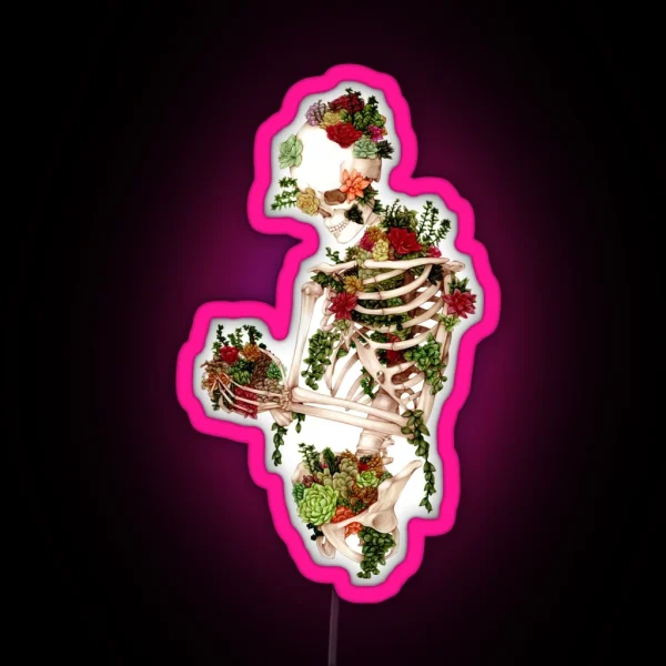 Succulent Surrender RGB Neon Sign