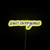 RGB Neon Quote Sign for Home Decor with Script Font