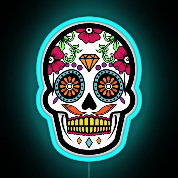 SUGAR SKULL Copesthetic RGB Neon Sign