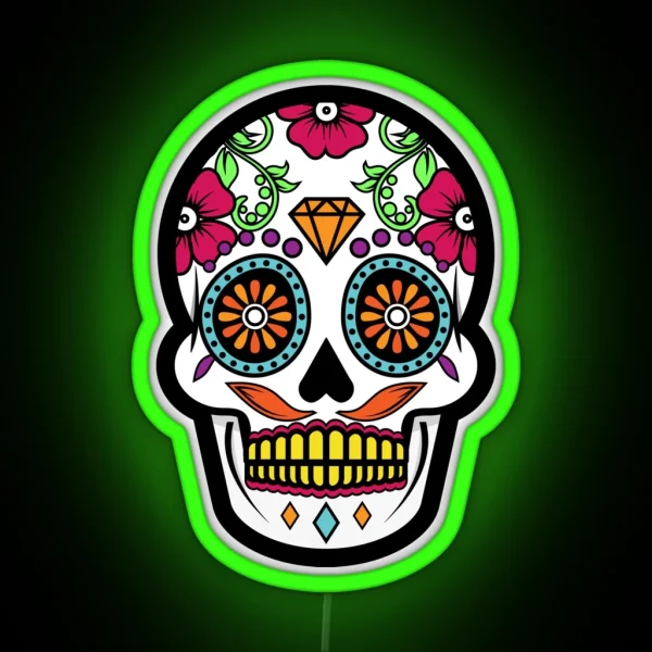 SUGAR SKULL Copesthetic RGB Neon Sign