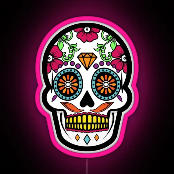 SUGAR SKULL Copesthetic RGB Neon Sign