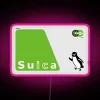 RGB Neon Sign Art Display with Customizable Color LED Technology