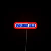 Vibrant summer evening nostalgia with colorful RGB neon lighting accents.
