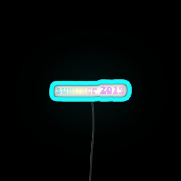 Summer 2019 RGB Neon Sign