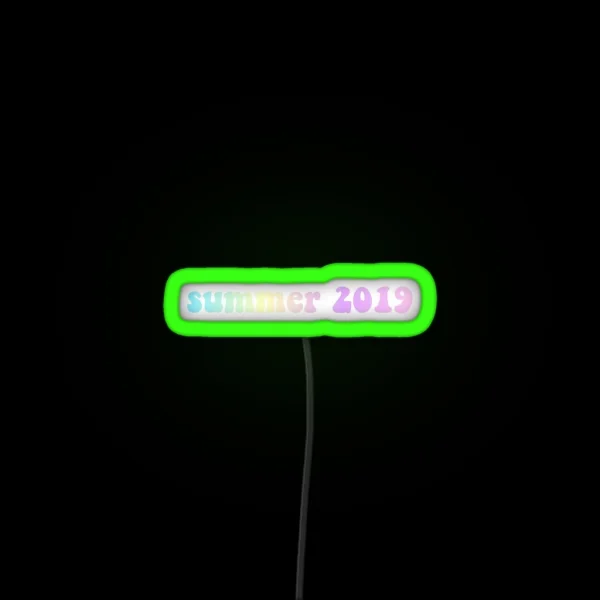 Summer 2019 RGB Neon Sign