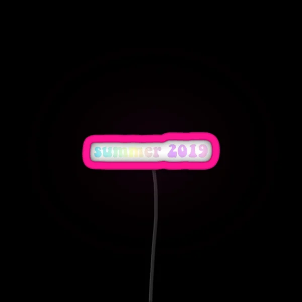 Summer 2019 RGB Neon Sign