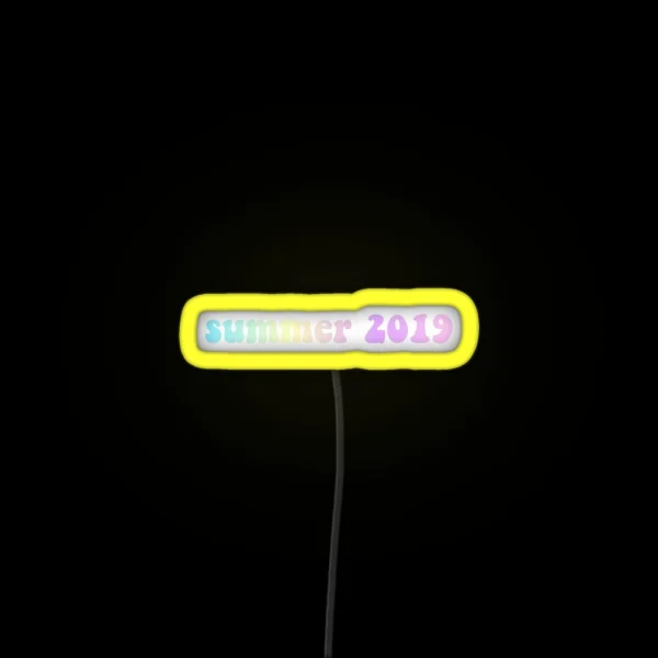 Summer 2019 RGB Neon Sign