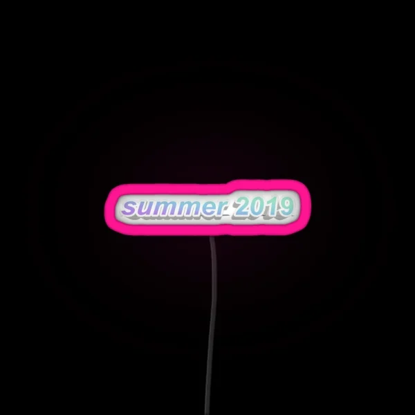 Summer 2019 RGB Neon Sign