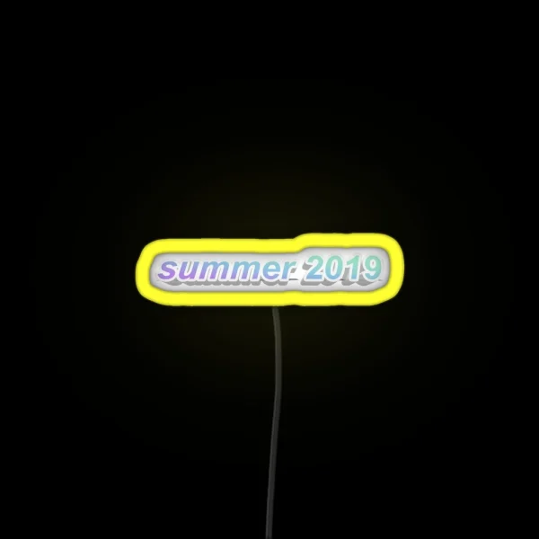 Summer 2019 RGB Neon Sign