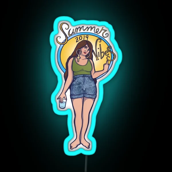 Summer 2019 Vibes RGB Neon Sign