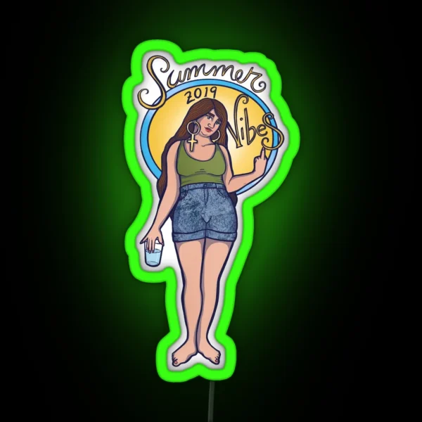 Summer 2019 Vibes RGB Neon Sign