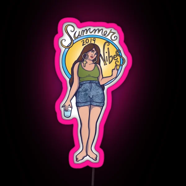 Summer 2019 Vibes RGB Neon Sign