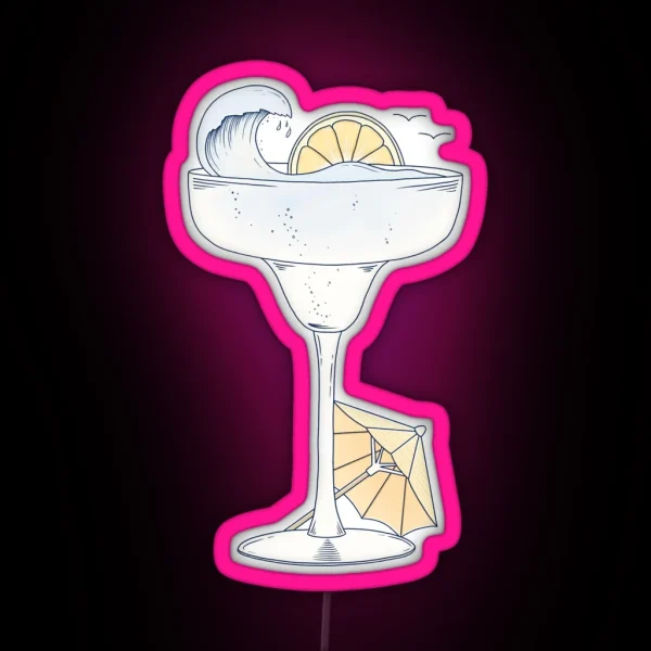 Summer Cocktail RGB Neon Sign