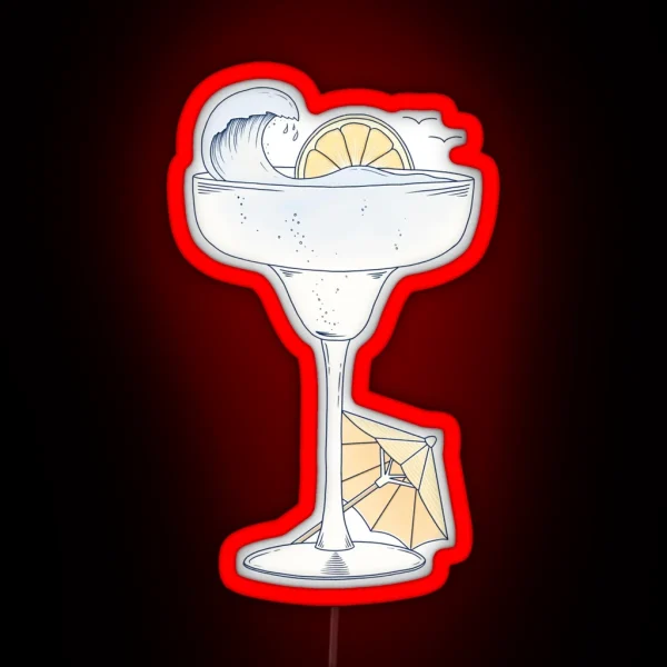 Summer Cocktail RGB Neon Sign