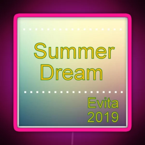 Summer Dream RGB Neon Sign