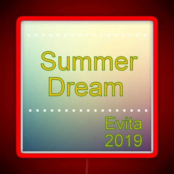 Summer Dream RGB Neon Sign