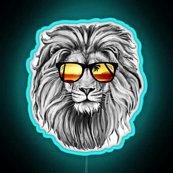 Summer Lion RGB Neon Sign
