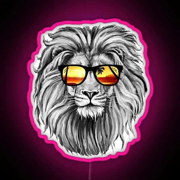 Summer Lion RGB Neon Sign