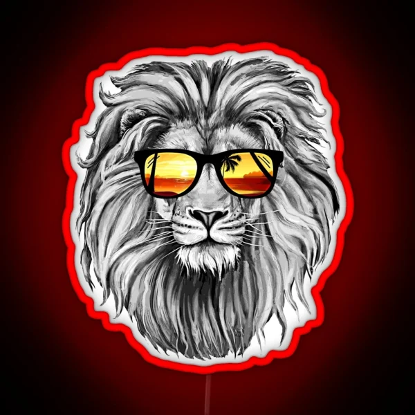 Summer Lion RGB Neon Sign