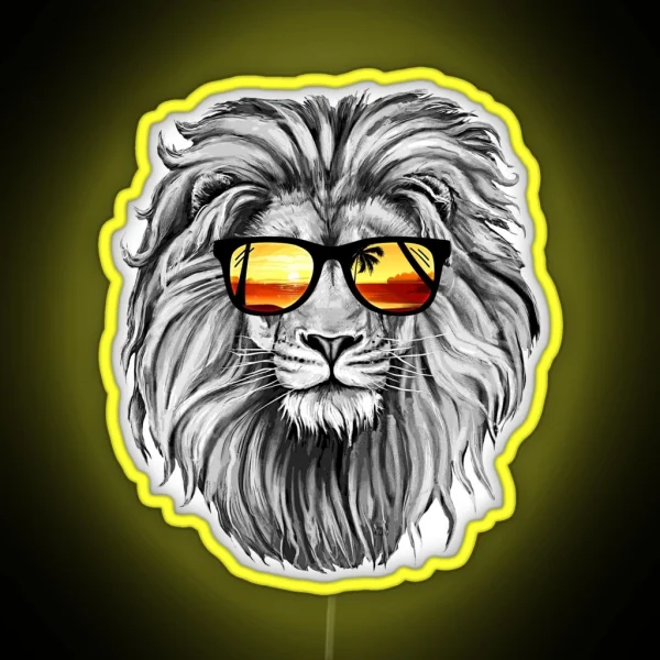 Summer Lion RGB Neon Sign