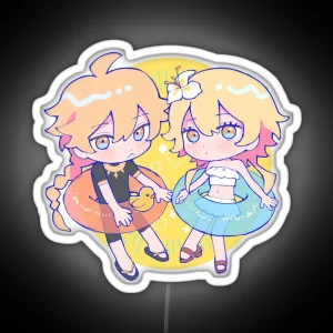 Summer Siblings RGB Neon Sign