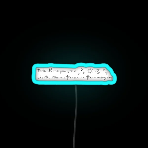Summer Time Sadness RGB Neon Sign