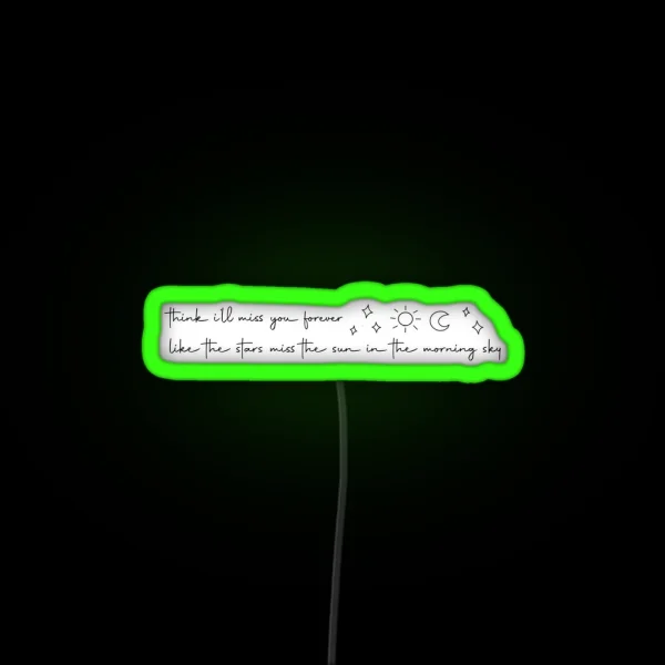 Summer Time Sadness RGB Neon Sign