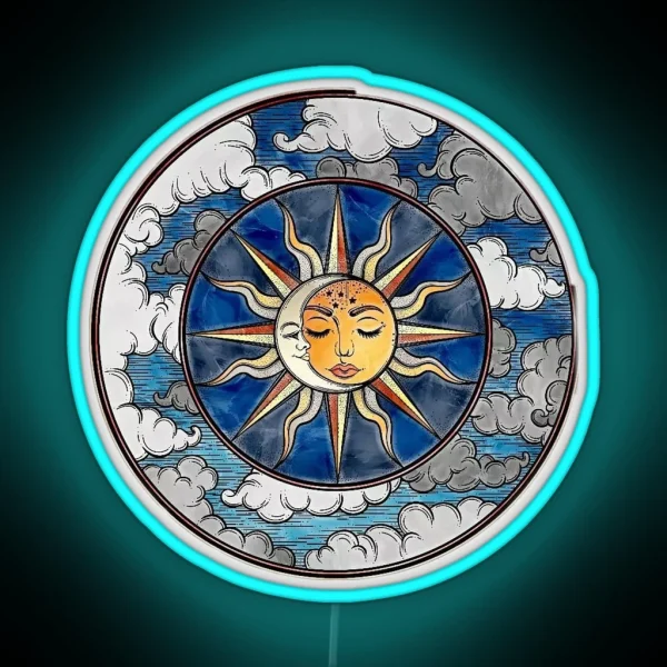 Sun And Moon RGB Neon Sign