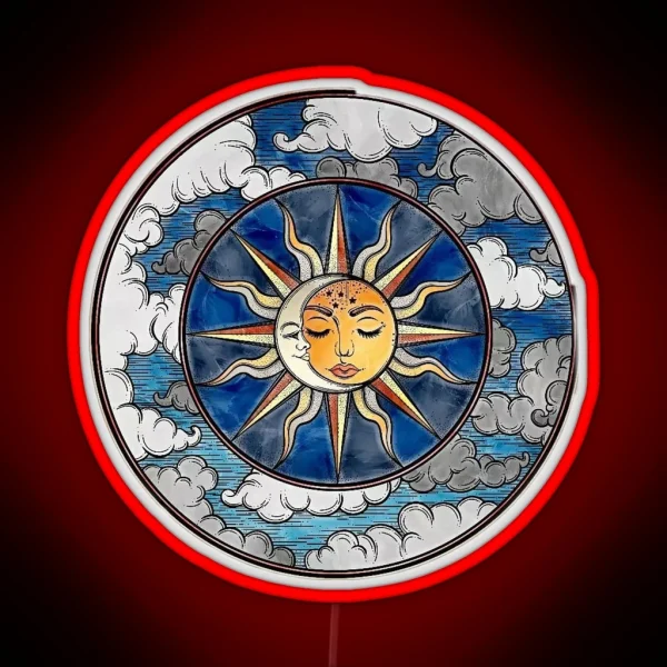Sun And Moon RGB Neon Sign
