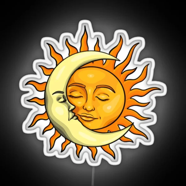 Sun And Moon RGB Neon Sign