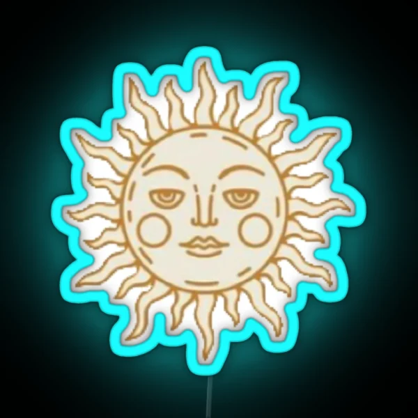 Sun RGB Neon Sign