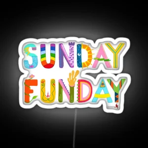 Sunday Funday RGB Neon Sign